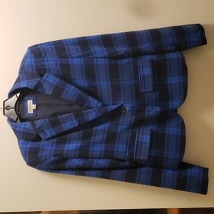 Merona Blue Plaid Blazer
